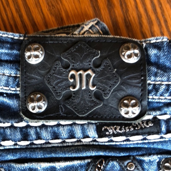 Miss Me Studded Pocket Boot Cut Jeans - Picture 3 of 6